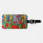 Étiquette À Bagage Balise de bagage de pavot (Devant horizontal)