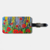 Étiquette À Bagage Balise de bagage de pavot (Dos horizontal)