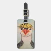 Étiquette À Bagage Balise de bagage de pingouin (Devant Vertical)
