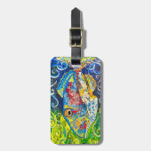 Étiquette À Bagage Balise de bagage de poisson déclencheur (Devant Vertical)