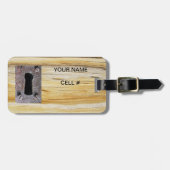 Étiquette À Bagage Balise de bagage de propriété (Devant horizontal)