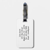 Étiquette À Bagage Balise de bagage de retraite de pêche pour homme â (Dos Vertical)