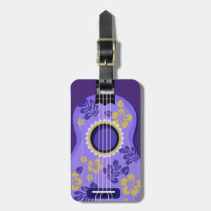 Étiquette À Bagage Balise de bagage de texte personnalisée Ukulele