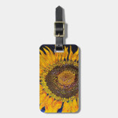 Étiquette À Bagage Balise de bagage de tournesol (Devant Vertical)