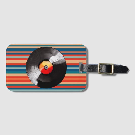 Étiquette À Bagage Balise de bagage de vinyle (Devant Horizontal)