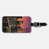 Étiquette À Bagage Balise de bagage de vision de ville personnalisée (Devant horizontal)