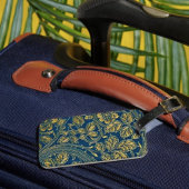 Étiquette À Bagage Balise de bagage d'élégance Golden Blossom