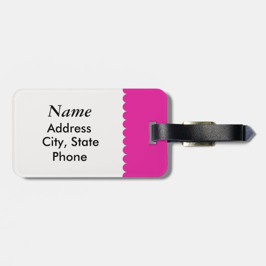 Étiquette À Bagage Balise de bagage des amis (Dos horizontal)