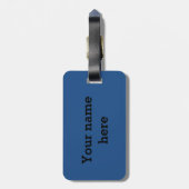 Étiquette À Bagage Balise de bagage d'hibou (Dos Vertical)