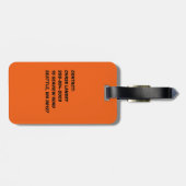 Étiquette À Bagage Balise de bagage d'oiseaux (Dos horizontal)