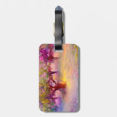 Étiquette À Bagage Balise de bagage, double face, (Dos Vertical)