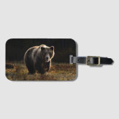 Étiquette À Bagage Balise de bagage d'ours (Devant Horizontal)