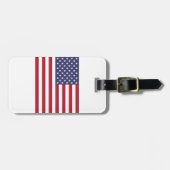 Étiquette À Bagage Balise de bagage drapeau américain (Devant horizontal)