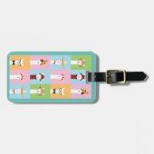 Étiquette À Bagage Balise de bagage - Drôle Llama (Devant horizontal)