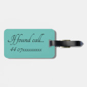 Étiquette À Bagage Balise de bagage - Drôle Llama (Dos horizontal)