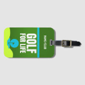 Étiquette À Bagage Balise de bagage du club de golf customisé (Devant Horizontal)