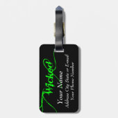 Étiquette À Bagage Balise de bagage du étiquette d'avertissement erro (Dos Vertical)