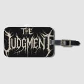 Étiquette À Bagage Balise de bagage du jugement (Devant Horizontal)