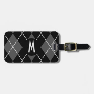 Étiquette À Bagage Balise de bagage du Motif Jacquard Monogram