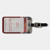 Étiquette À Bagage Balise de bagage du pompier (Devant horizontal)