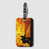 Étiquette À Bagage Balise de bagage du pompier (Devant Vertical)