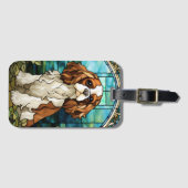 Étiquette À Bagage Balise de bagage du roi Charles Cavalier (Devant Horizontal)