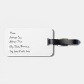 Étiquette À Bagage Balise de bagage du temps de jardin (Dos horizontal)