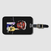 Étiquette À Bagage Balise de bagage du vendeur d'huile de serpent (Devant Horizontal)