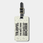 Étiquette À Bagage Balise de bagage en acrylique (Devant Vertical)