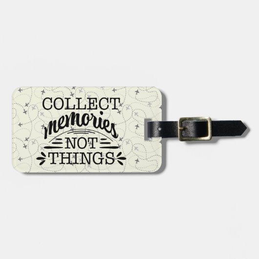 Étiquette À Bagage Balise de bagage en acrylique (Devant horizontal)