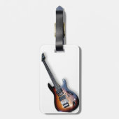 Étiquette À Bagage Balise de bagage en acrylique (Dos Vertical)