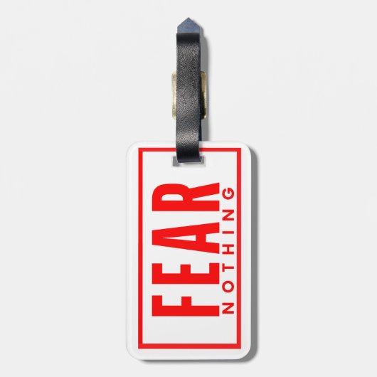 Étiquette À Bagage Balise de bagage en acrylique (Dos Vertical)