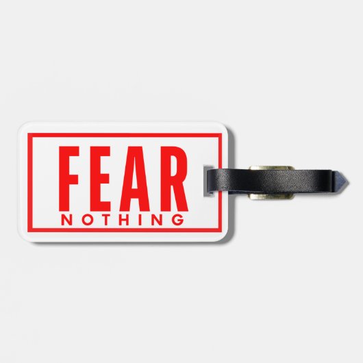 Étiquette À Bagage Balise de bagage en acrylique (Dos horizontal)