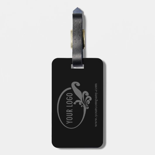 Étiquette À Bagage Balise de bagage en acrylique personnalisée avec l (Dos Vertical)