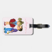 Étiquette À Bagage Balise de bagage en couple - Amour (Dos horizontal)