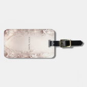 Étiquette À Bagage Balise de bagage en ivoire blanc (Devant horizontal)