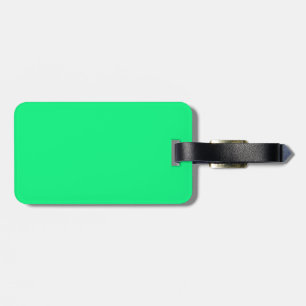 Étiquette À Bagage Balise de bagage en noir et vert