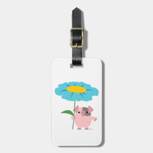 Étiquette À Bagage Balise de bagage en plastique mignonne avec cadeau