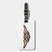 Étiquette À Bagage Balise de bagage - Étiquette des cycles à moteur (Devant Vertical)