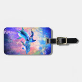 Étiquette À Bagage Balise de bagage famille dauphin (Devant horizontal)