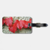 Étiquette À Bagage Balise de bagage Feuille de Virginia Creeper (Dos horizontal)