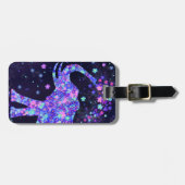 Étiquette À Bagage Balise de bagage Fleurs d'éléphants (Devant horizontal)