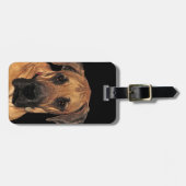 Étiquette À Bagage Balise de bagage géante Gentle Great Dane (Devant horizontal)