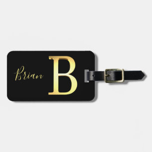 Étiquette À Bagage Balise de bagage Golden B