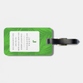 Étiquette À Bagage Balise de bagage Golden Retriever (Dos horizontal)