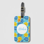 Étiquette À Bagage Balise de bagage hawaïenne (Devant Vertical)