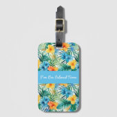 Étiquette À Bagage Balise de bagage hawaïenne (Devant Vertical)