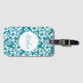 Étiquette À Bagage Balise de bagage hawaïenne (Devant Horizontal)