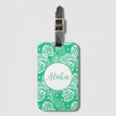 Étiquette À Bagage Balise de bagage hawaïenne (Devant Vertical)