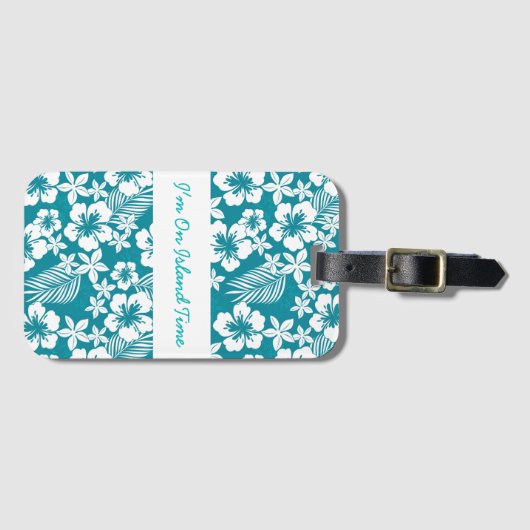 Étiquette À Bagage Balise de bagage hawaïenne (Devant Horizontal)